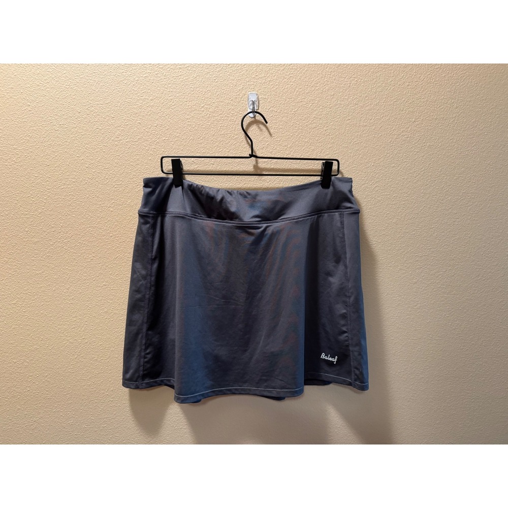 Baleaf Womens Athletic Skort Dark Gray Tennis Golf Running Skirt Size XL